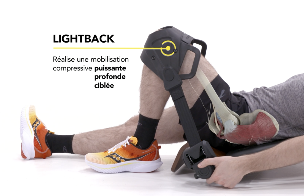 Capture - LighBack Mise en compression profonde