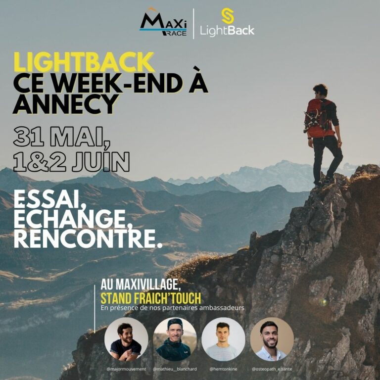 affiche LightBack a la Maxi Race